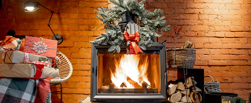 Travis Industries Linear Gas Fireplace Installation in Kingstowne, Virginia