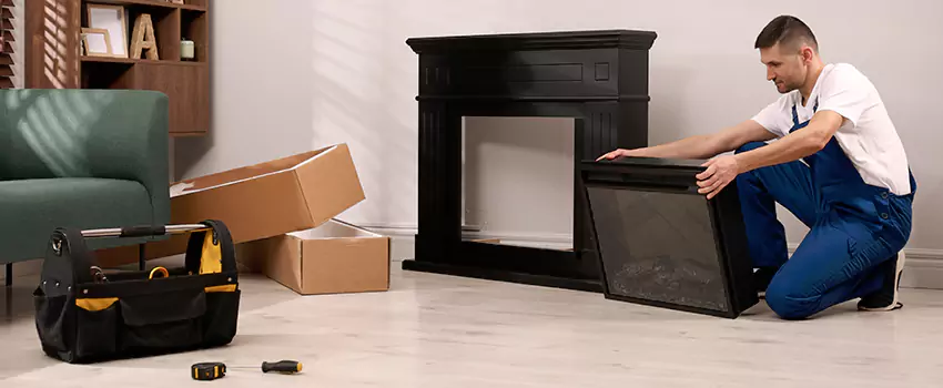 Old Rusted Metal Fireplace Repair And Replacement in Kingstowne, VA